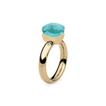 Light Apatite Firenze ring GOLD