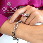 NUEVA ! Argolla DUE SILVER